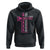 Breast Cancer Awareness Hoodie I Can Do All Things Through Christ Who Strengthens Me Pink Ribbon TS11 Black Print Your Wear