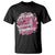 Breast Cancer Awareness T Shirt It Came We Fought I Won Boxing Gloves Pink Ribbon Flowers Leopard TS11 Black Print Your Wear