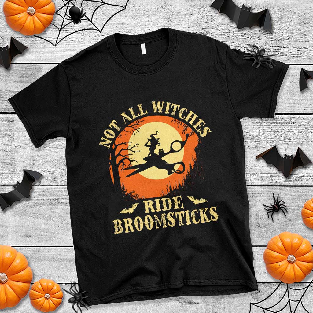 Funny Lesbian Witch Halloween T Shirt Not All Witches Ride Broomsticks TS11 Black Print Your Wear