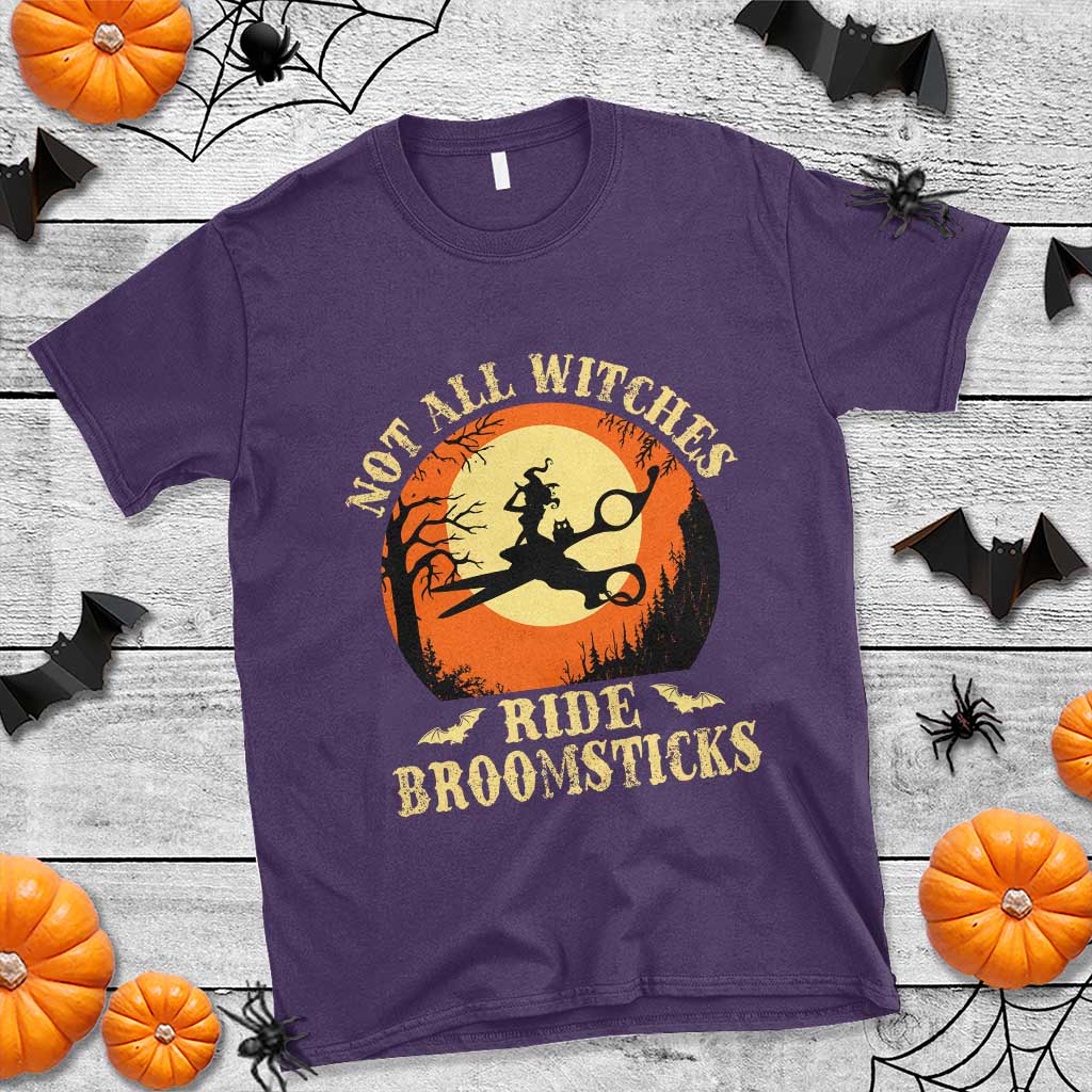 Funny Lesbian Witch Halloween T Shirt Not All Witches Ride Broomsticks TS11 Purple Print Your Wear