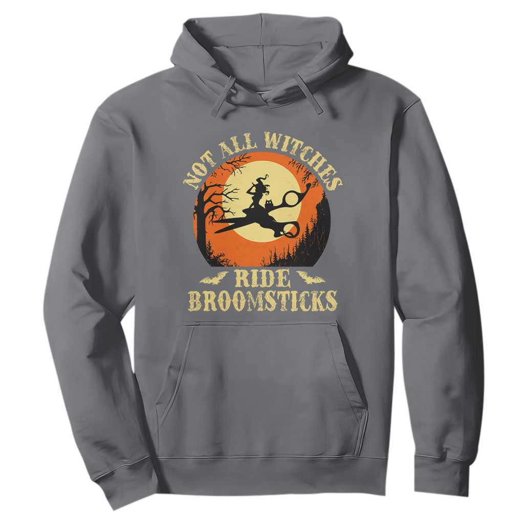 Funny Lesbian Witch Halloween Hoodie Not All Witches Ride Broomsticks TS11 Charcoal Print Your Wear