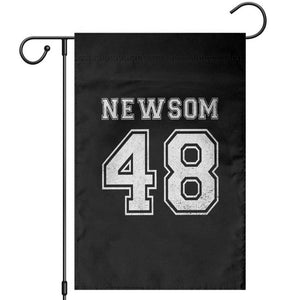 Newsom 48 Garden Flag Gavin Newsom 2028 Presidential Election Campaign TS11 Black Print Your Wear