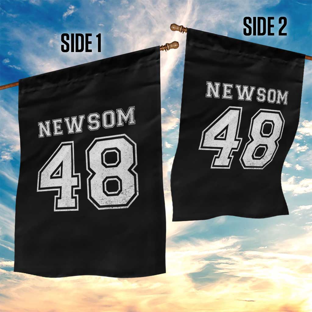 Newsom 48 Garden Flag Gavin Newsom 2028 Presidential Election Campaign TS11 Print Your Wear
