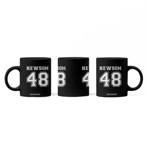 Newsom 48 Coffee Mug Gavin Newsom 2028 Presidential Election Campaign TS11 Print Your Wear