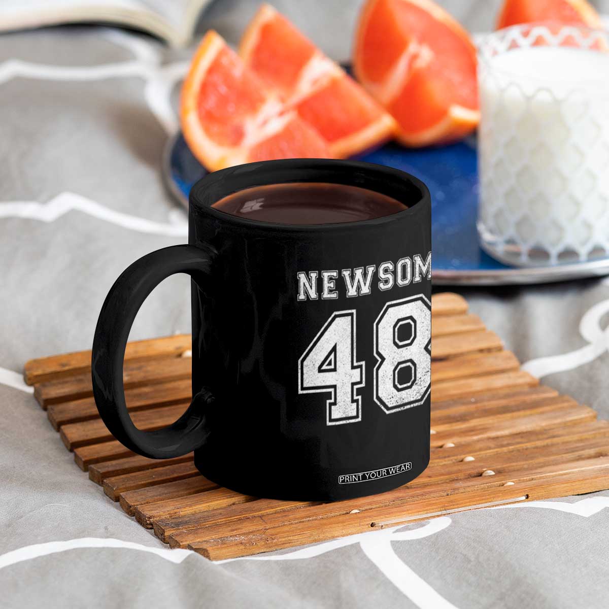 Newsom 48 Coffee Mug Gavin Newsom 2028 Presidential Election Campaign TS11 Print Your Wear