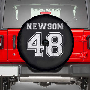 Newsom 48 Spare Tire Cover Gavin Newsom 2028 Presidential Election Campaign TS11 Black Print Your Wear