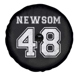Newsom 48 Spare Tire Cover Gavin Newsom 2028 Presidential Election Campaign TS11 Print Your Wear