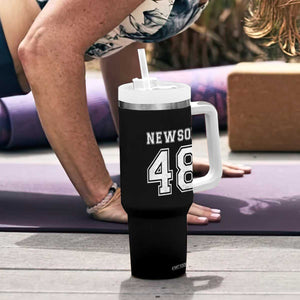 Newsom 48 Tumbler With Handle Gavin Newsom 2028 Presidential Election Campaign TS11 Print Your Wear
