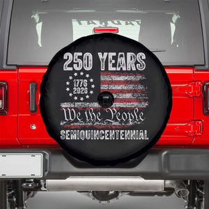 250 Years Semiquincentennial Spare Tire Cover 250th America Anniversary Independence Day USA Flag TS11 Black Print Your Wear
