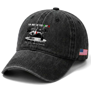 Funny Italian American Mafia Gangster Washed Cotton Baseball Cap I Am Not In The Mafia I'm In The Restaurant Business TS11 Print Your Wear