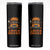 Funny Halloween Bus Driver Skinny Tumbler Horror Slashers Pumpkin School Bus Spooky Season TS11 Black Print Your Wear