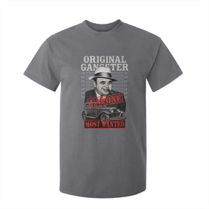 Original Gangster Most Wanted Al Capone T Shirt For Kid Italian American Mafia TS11 Charcoal Print Your Wear