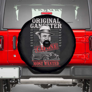 Original Gangster Most Wanted Al Capone Spare Tire Cover Italian American Mafia TS11 Black Print Your Wear
