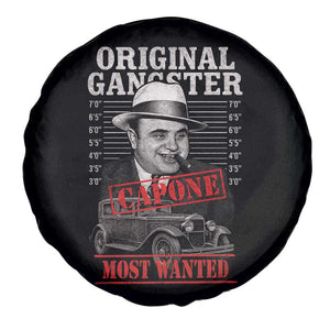 Original Gangster Most Wanted Al Capone Spare Tire Cover Italian American Mafia TS11 Print Your Wear