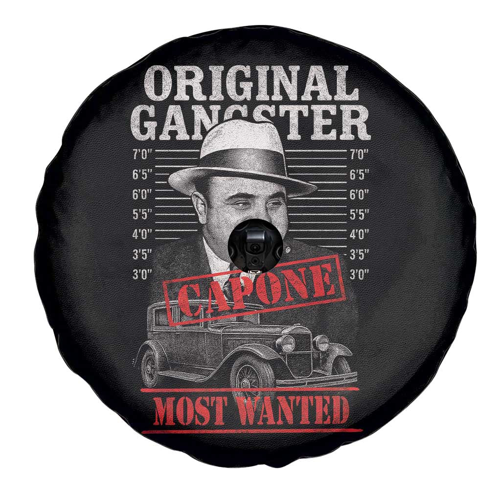 Original Gangster Most Wanted Al Capone Spare Tire Cover Italian American Mafia TS11 Print Your Wear