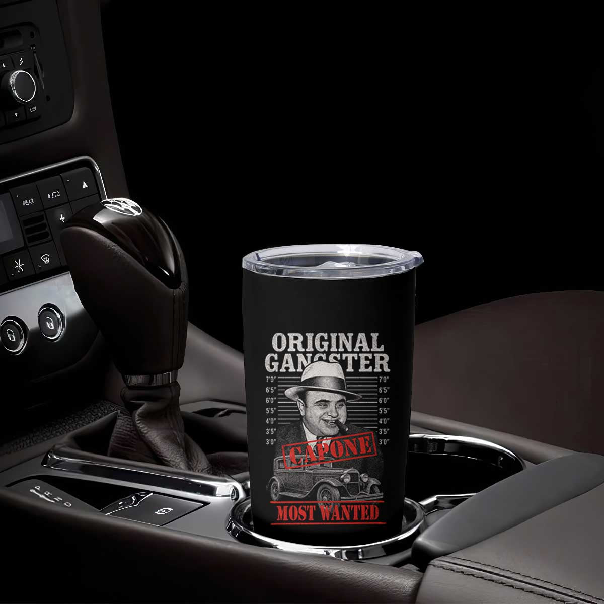 Original Gangster Most Wanted Al Capone Tumbler Cup Italian American Mafia TS11 Print Your Wear