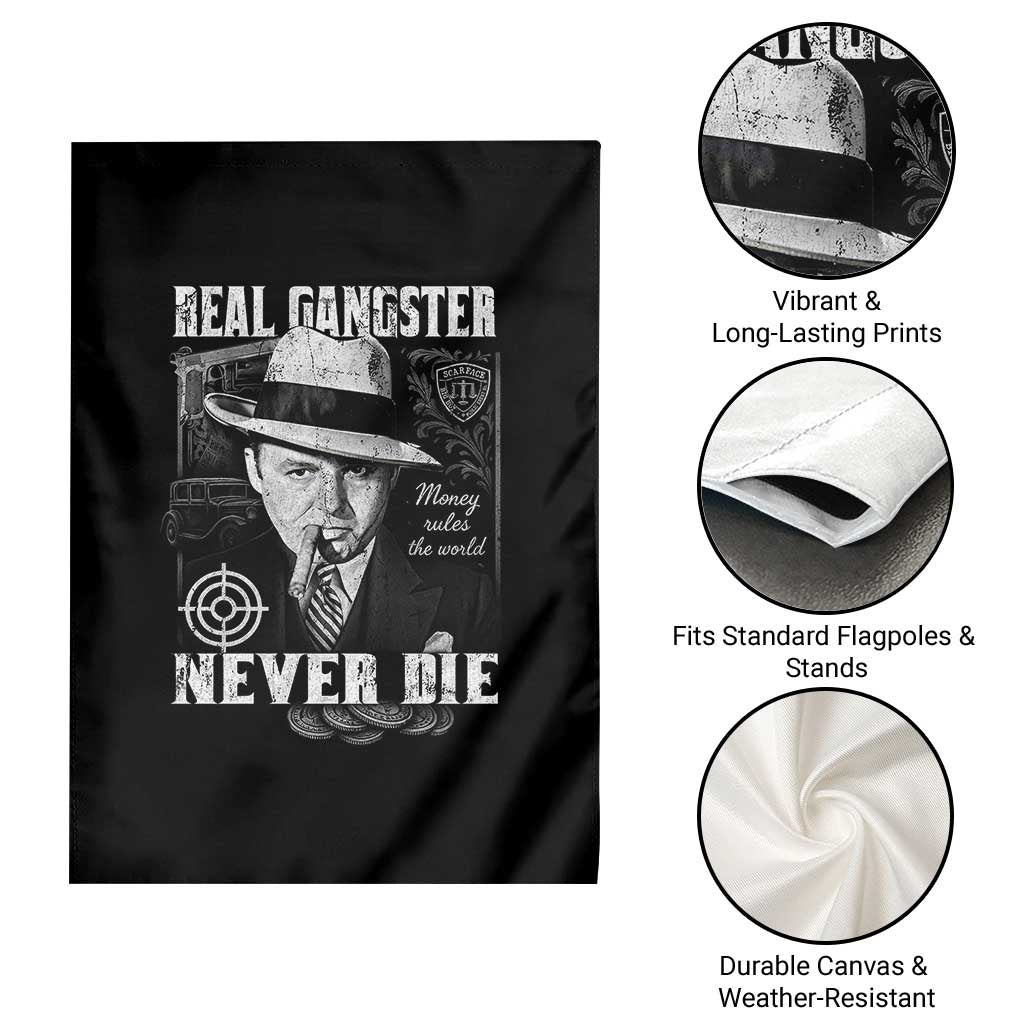 Al Capone Garden Flag Real Ganster Never Die Italian American Mafia TS11 Print Your Wear