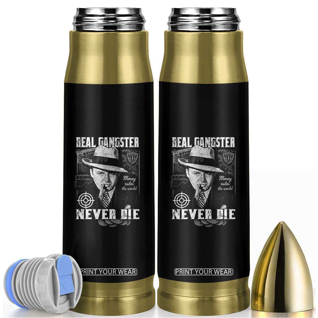 Al Capone Bullet Tumbler Real Ganster Never Die Italian American Mafia TS11 Black Print Your Wear