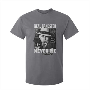 Al Capone T Shirt For Kid Real Ganster Never Die Italian American Mafia TS11 Charcoal Print Your Wear