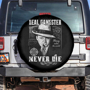 Al Capone Spare Tire Cover Real Ganster Never Die Italian American Mafia TS11 No hole Black Print Your Wear