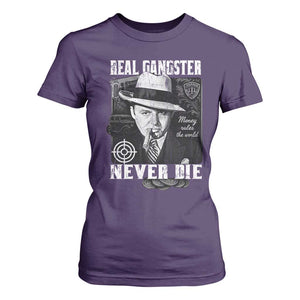 Al Capone T Shirt For Women Real Ganster Never Die Italian American Mafia TS11 Purple Print Your Wear