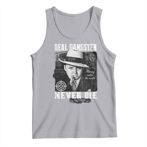 Al Capone Tank Top Real Ganster Never Die Italian American Mafia TS11 Athletic Heather Print Your Wear