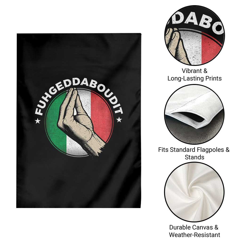 Funny Fuhgeddaboudit Italian Slang Italian Saying Garden Flag Che Vuoi TS11 Print Your Wear