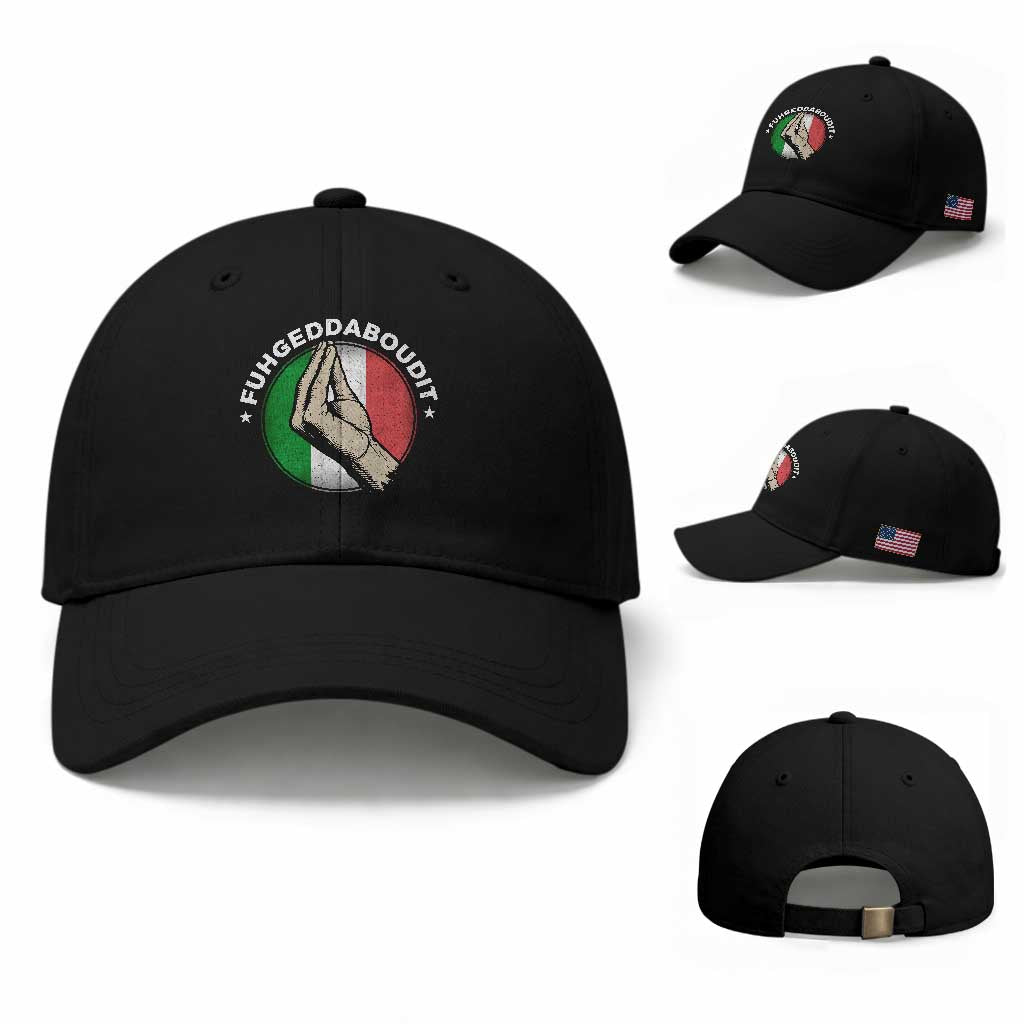 Funny Fuhgeddaboudit Italian Slang Italian Saying Baseball Cap Che Vuoi TS11 Baseball Cap Universal Fit Black Print Your Wear