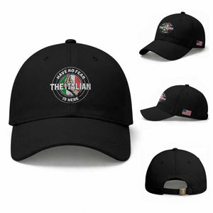 Funny Have No Fear The Italian Is Here Baseball Cap Che Vuoi TS11 Baseball Cap Universal Fit Black Print Your Wear