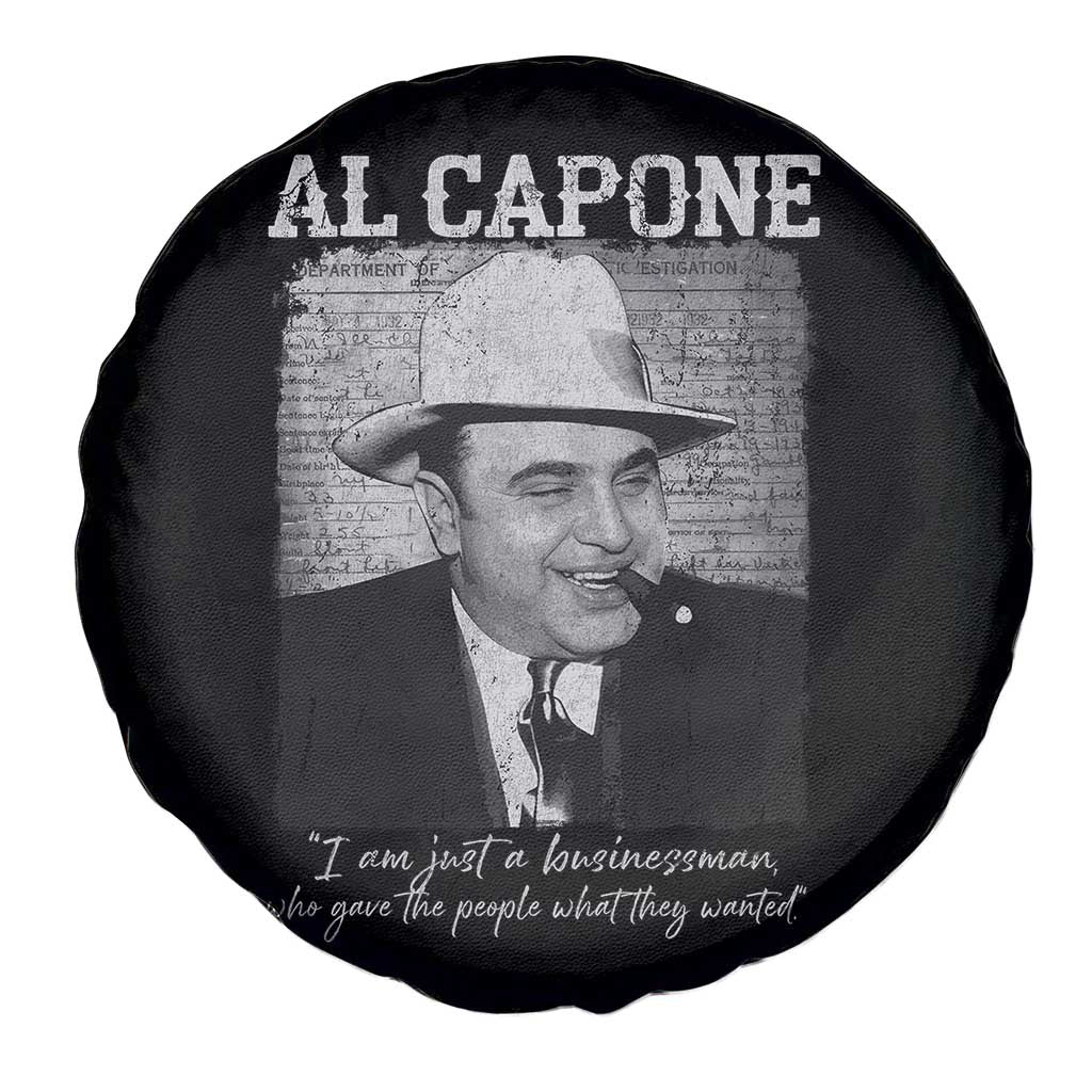 Al Capone Spare Tire Cover I Am Just A Businessman American Gangster Mafia TS11 Print Your Wear