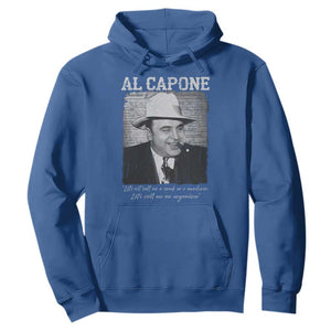 Al Capone Hoodie Lets Call Me An Organizer American Gangster Mafia TS11 Royal Blue Print Your Wear