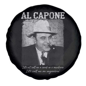 Al Capone Spare Tire Cover Lets Call Me An Organizer American Gangster Mafia TS11 Print Your Wear