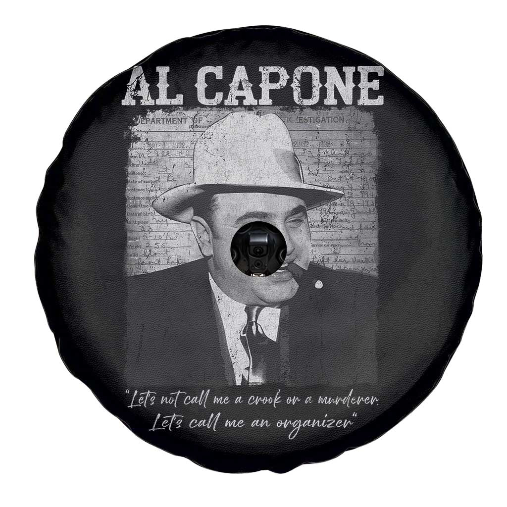 Al Capone Spare Tire Cover Lets Call Me An Organizer American Gangster Mafia TS11 Print Your Wear