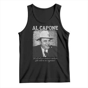 Al Capone Tank Top Lets Call Me An Organizer American Gangster Mafia TS11 Black Print Your Wear