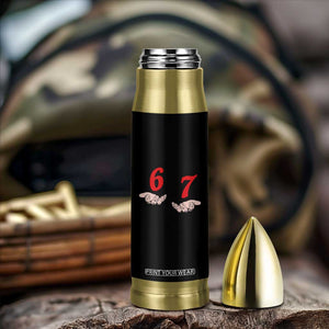 Funny 67 Six Seven Meme Hands Gesture Alpha Slang Bullet Tumbler TS11 Print Your Wear