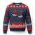 Funny 67 Six Seven Meme Hands Gesture Alpha Slang Ugly Christmas Sweater TS11 Navy Red Print Your Wear