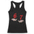 Funny 67 Six Seven Meme Hands Gesture Alpha Slang Racerback Tank Top TS11 Black Print Your Wear
