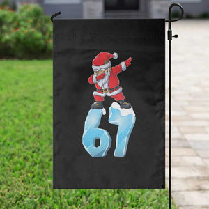 Funny 67 Christmas Garden Flag Six Seven Dabbing Santa Meme Gen Alpha Slang TS11 Print Your Wear