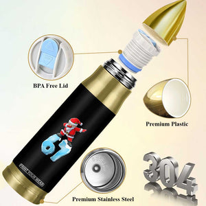 Funny 67 Christmas Bullet Tumbler Six Seven Dabbing Santa Meme Gen Alpha Slang TS11 Print Your Wear