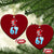 Funny 67 Xmas Ceramic Ornament Six Seven Dabbing Santa Meme Gen Alpha Slang TS11 Print Your Wear