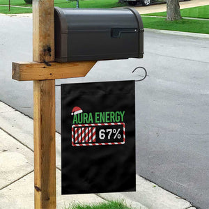 Funny Aura Energy 67 Christmas Garden Flag Aura Farming Six Seven Meme Gen Alpha Slang TS11 Print Your Wear