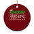 Funny Aura Energy 67 Xmas Ceramic Ornament Aura Farming Six Seven Meme Gen Alpha Slang TS11 1pc Red Print Your Wear