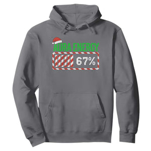 Funny Aura Energy 67 Christmas Hoodie Aura Farming Six Seven Meme Gen Alpha Slang TS11 Charcoal Print Your Wear