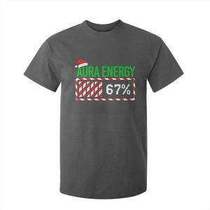 Funny Aura Energy 67 Christmas T Shirt For Kid Aura Farming Six Seven Meme Gen Alpha Slang TS11 Dark Heather Print Your Wear