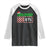 Funny Aura Energy 67 Christmas Raglan Shirt Aura Farming Six Seven Meme Gen Alpha Slang TS11 Black White Print Your Wear