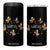 Just A Thankful Goose 4 in 1 Can Cooler Tumbler Funny Goose Turkey Thanksgiving Fall Season TS11 One Size: 16 oz Black Print Your Wear