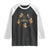 Just A Thankful Goose Raglan Shirt Funny Goose Turkey Thanksgiving Fall Season TS11 Black White Print Your Wear