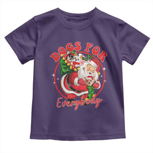 Funny Christmas Dog Owner Baby Shirt Dogs For Everybody Santa Sack Chihuahua TS11 Purple Print Your Wear