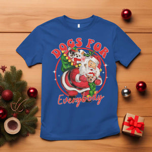 Funny Christmas Dog Owner T Shirt Dogs For Everybody Santa Sack Chihuahua TS11 Royal Blue Print Your Wear