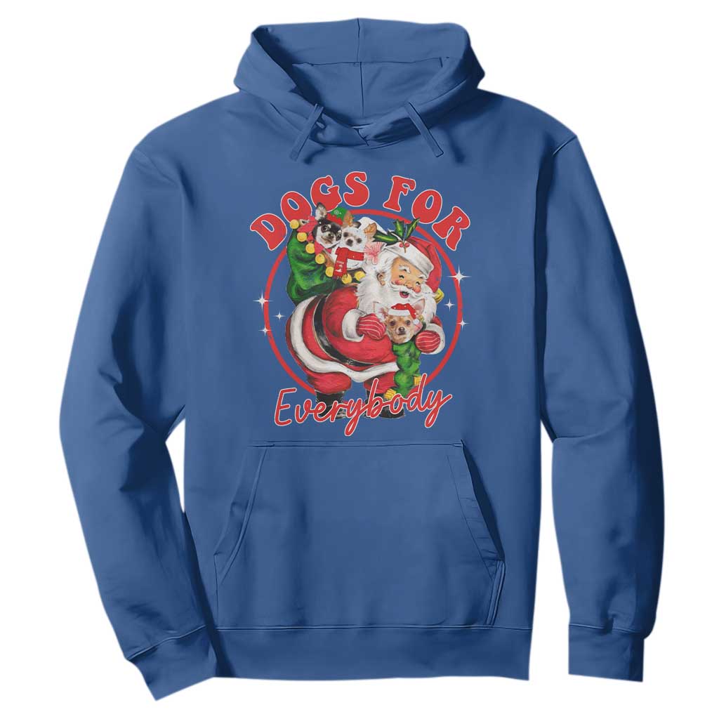 Funny Christmas Dog Owner Hoodie Dogs For Everybody Santa Sack Chihuahua TS11 Royal Blue Print Your Wear